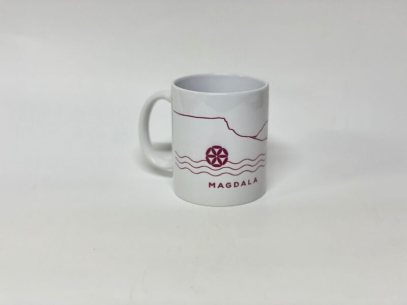 TAZA MAGDALA "MONTE ARBEL Y EL MAR DE GALILEA"
